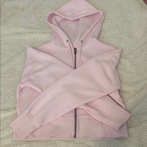 Pink Zip-Up Hoodie